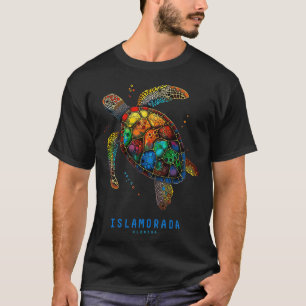 T-shirt Islamorada FL Vintage Floride Keys plage de tortue