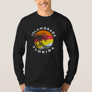 T-shirt Islamorada Floride Vacances Souvenir Ocean Wave Be