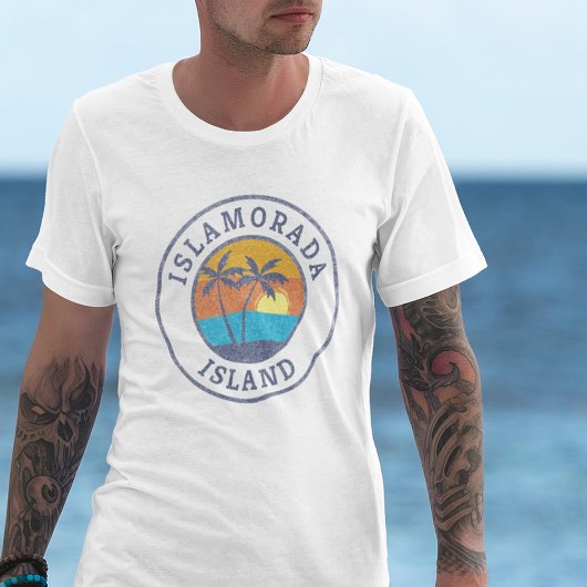 T-shirt Islamorada Island, Florida Faded Classic Style