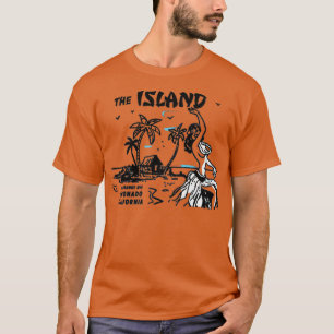 T-shirt Island Cafe v2 - Coronado, CA - Vintage Tiki B