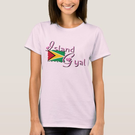 T-shirt Island Gyal (Devant)