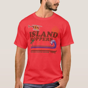 T-shirt Island Hoppers Retro Magnum PI Usées Lts