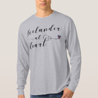Islandais Au Coeur T-Shirt, Islande