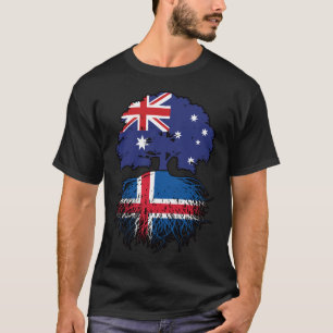 T-shirt Islande Australie Australienne Australie Racines d