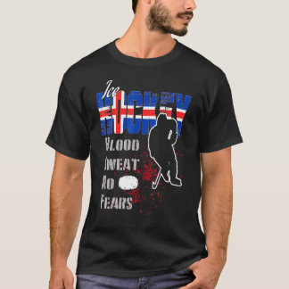 T-shirt Islande Supporter Sueur de Sang Pas de crainte Hoc
