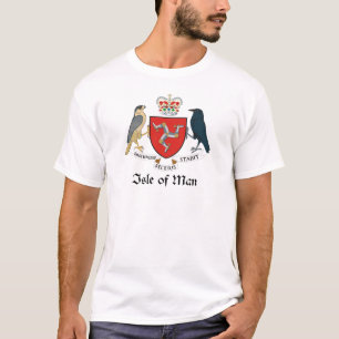 T-shirt ISLE DE L'HOMME - drapeau/logo/armoiries/insignes