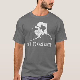 T-shirt Isnt Teas Cute AK State Alaska USA State Distresse