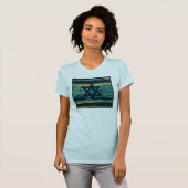 T-SHIRT ISRAËL ABSTRAIT (Devant entier)