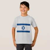 T-shirt Israël (bleu de Yale), Israël (Devant entier)