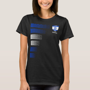 T-shirt Israël Drapeau Emblem Patriotique Israel National