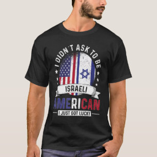T-shirt Israël États-Unis Drapeaux Fierté Pays Isr