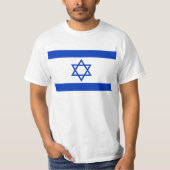 T-shirt Israël, Israël, Drapeau juif, Étoile de David (Devant)