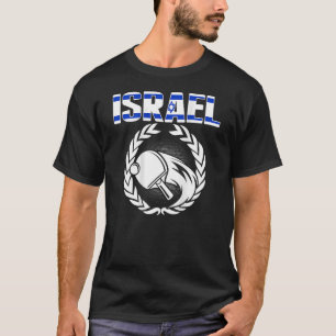 T-shirt Israel Ping Pong Fier Israélien Table Tennis Suppo