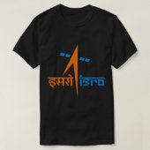 T-shirt ISRO - Organisation indienne de recherche spatiale (Design devant)