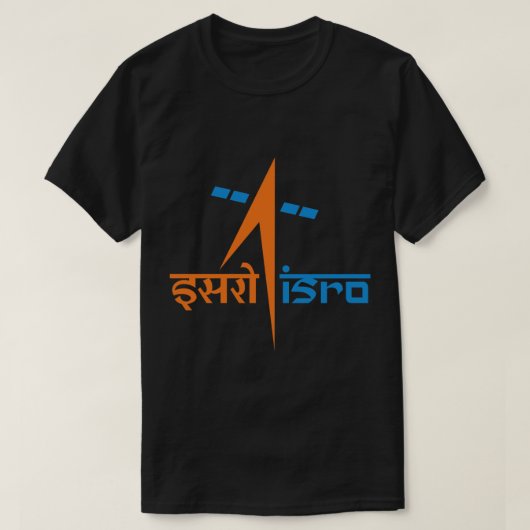 T-shirt ISRO - Organisation indienne de recherche spatiale (Design devant)
