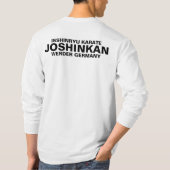 T-shirt Isshinryu carat, Joshinkan, bras long Shirt (Dos)