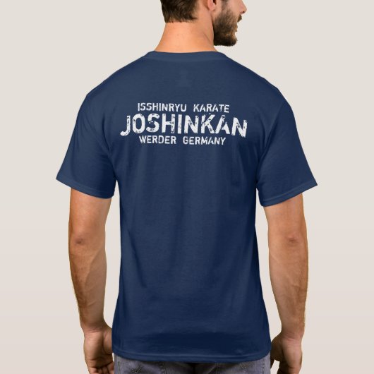T-shirt Isshinryu Karate, Joshinkan, Germany, m, Bl T-shir (Dos)