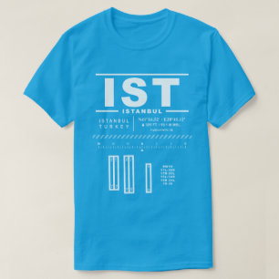 T-shirt IST de l'aéroport d'Istanbul