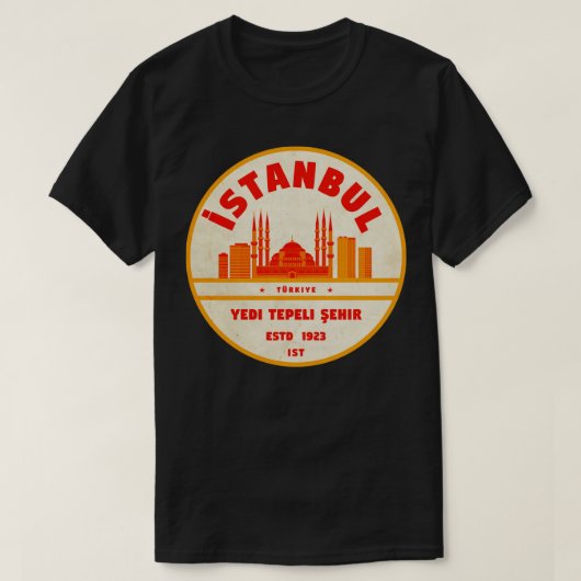 T-shirt Istanbul Turquie 13 (Design devant)