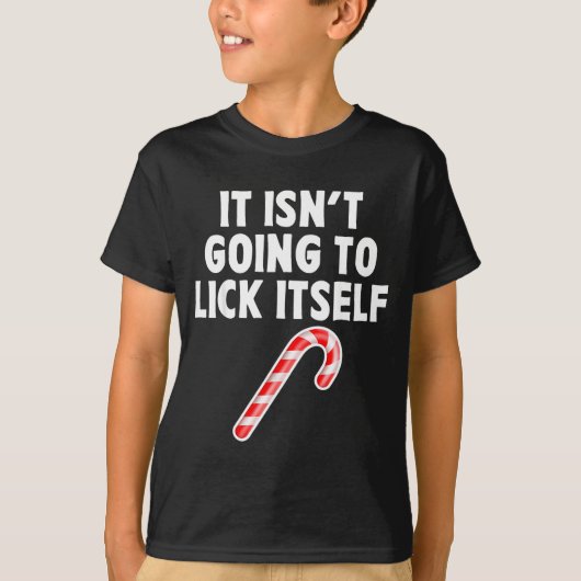 T-shirt It Isnt Going To Itself Candy Cane Christmas Coupl (Devant)
