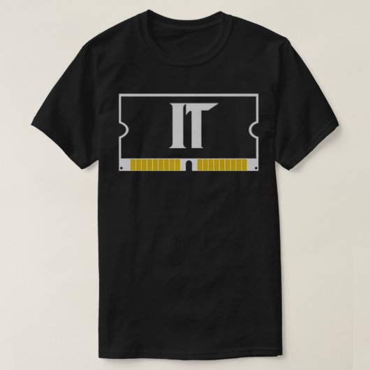 T-shirt IT Mafia avec câble Ethernet Premium (Design devant)