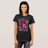 T-shirt It s an Emma Thing You Wouldn t Understand Groovy  (Devant entier)