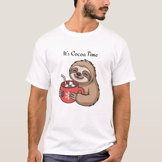 T-shirt It’s Cocoa Time | Cozy Winter Quote (Devant)