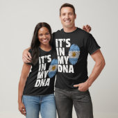 T-shirt IT_S DANS MON ADN Argentine Flag Pride National Co (Unisexe)