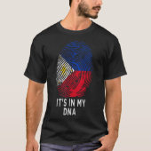 T-shirt IT_S DANS MON ADN Drapeau philippin Philippines Pr (Devant)