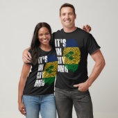 T-shirt IT_S DANS MON ADN St. Vincent _ Grenadines Drapeau (Unisexe)