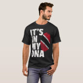 T-shirt IT_S DANS MON ADN Trinité-et-Tobago Flag Pride Nat (Devant entier)