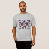 T-shirt It´s in my dna pool ball (Devant entier)