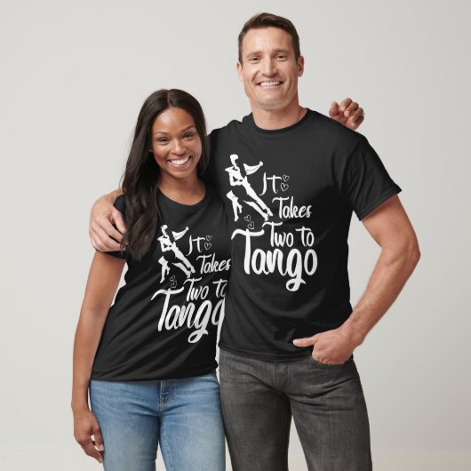T-shirt It Takes Two To Tango Artwork Tango Teachers (Unisexe)