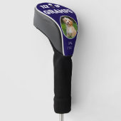 T-shirt It Up Gramps Custom Pet Photo Vader Dag Bl Golfheadcover (Schuin)