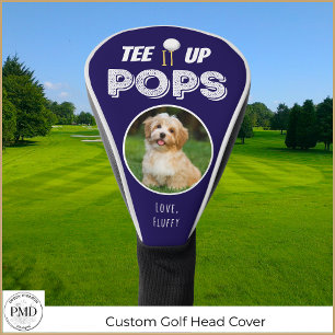 T-shirt It Up Poppen Custom Pet Photo Fathers Day Golfheadcover