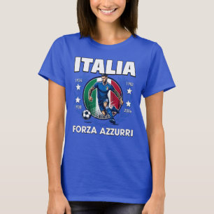 T-shirt Italia 4 étoiles Campioni del Mondo