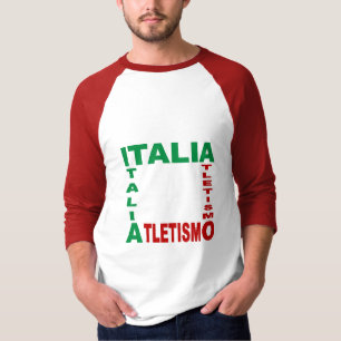 T-shirt ITALIA ATLETISMO raglan de base