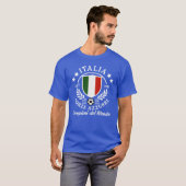 T-shirt Italia Calcio 4 Stelle (Devant entier)