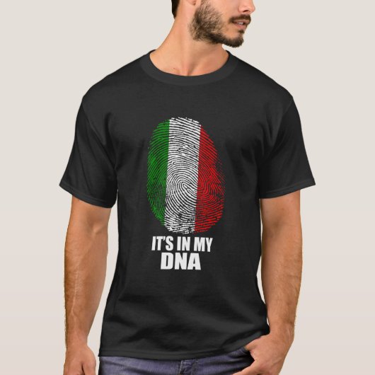 T-shirt italia c'est mon adn (Devant)