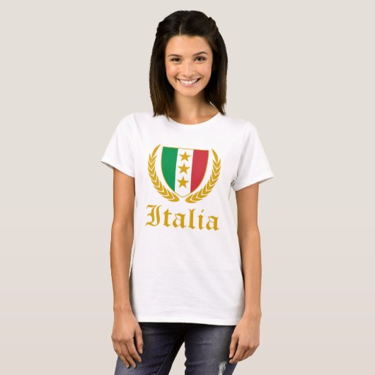 T-shirt Italia Crest (Devant entier)