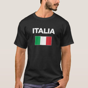 T-shirt Italia Drapeau Amour Italie Fière Italie Graphique