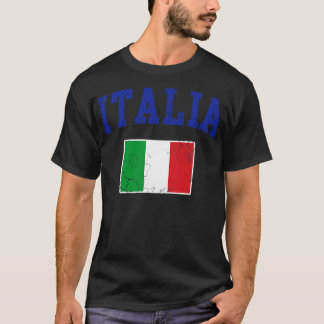 T-shirt Italia Drapeau Famille Patrimoine Italien Italie V