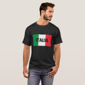 T-shirt Italia, drapeau italien cool, italien patriotique (Devant entier)