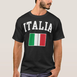 T-shirt Italia Drapeau Italien Italie Italiano Cadeau Homm
