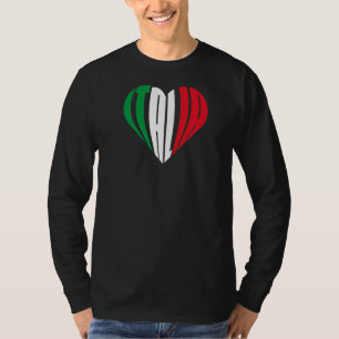 T-shirt Italia Fier Italien Coeur I Love Italia