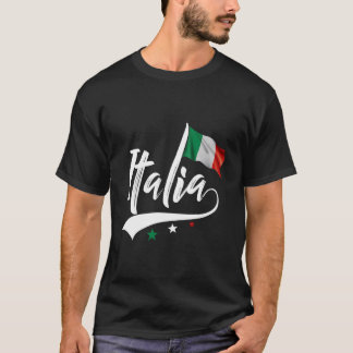 T-shirt Italia Italian Flag Italy Italiano Heritage