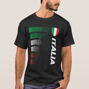 T-shirt Italia Italie Drapeau Emblème Italien Pride Ancêtr