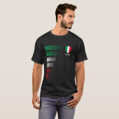 T-shirt Italia Italie Drapeau Emblème Italien Pride Ancêtr (Devant entier)