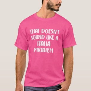 T-shirt Italia Personnalisée Fleurs Cutes Filles Italia No