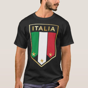 T-shirt Italia Print - Fier d'être Italien - Maillot de Fo